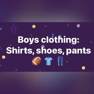 Boys clothing. Size small-large